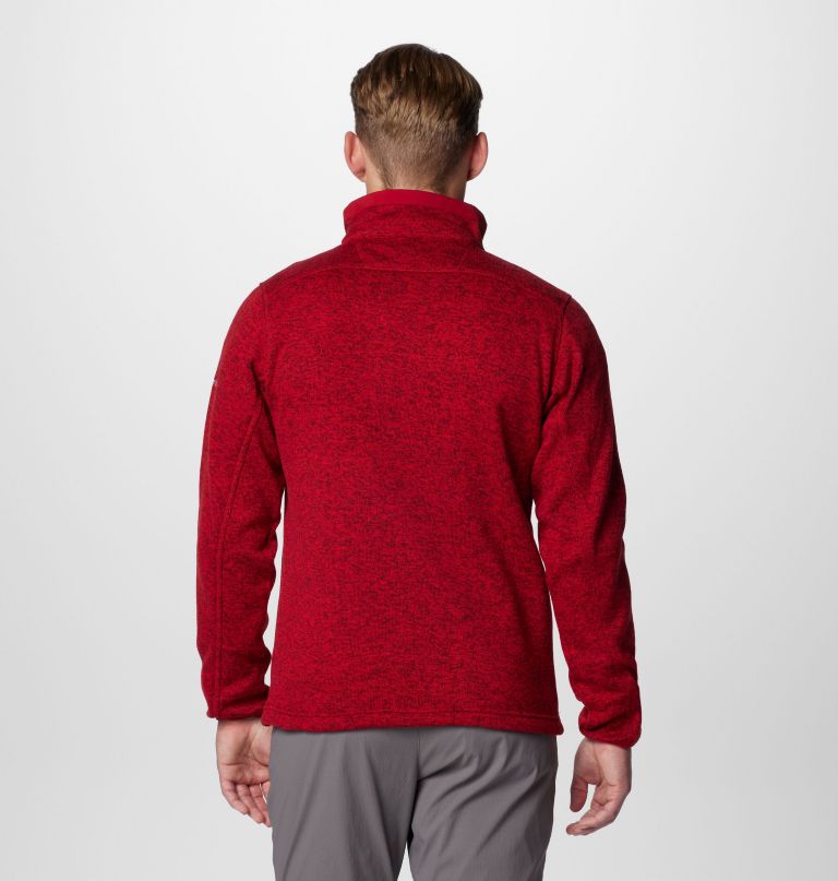 herre college sweater weather fleece halv lynlås pullover - alabama