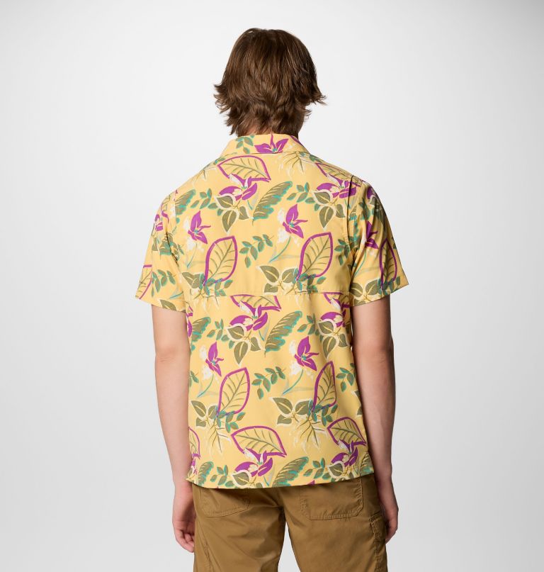 herre tech trail utility printed woven kortærmet skjorte