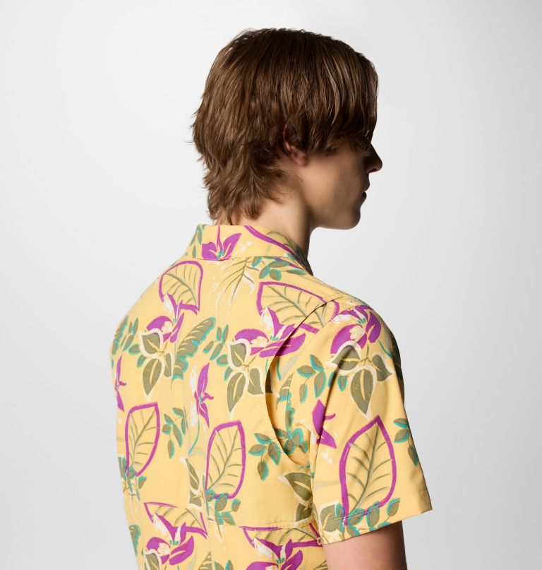 herre tech trail utility printed woven kortærmet skjorte