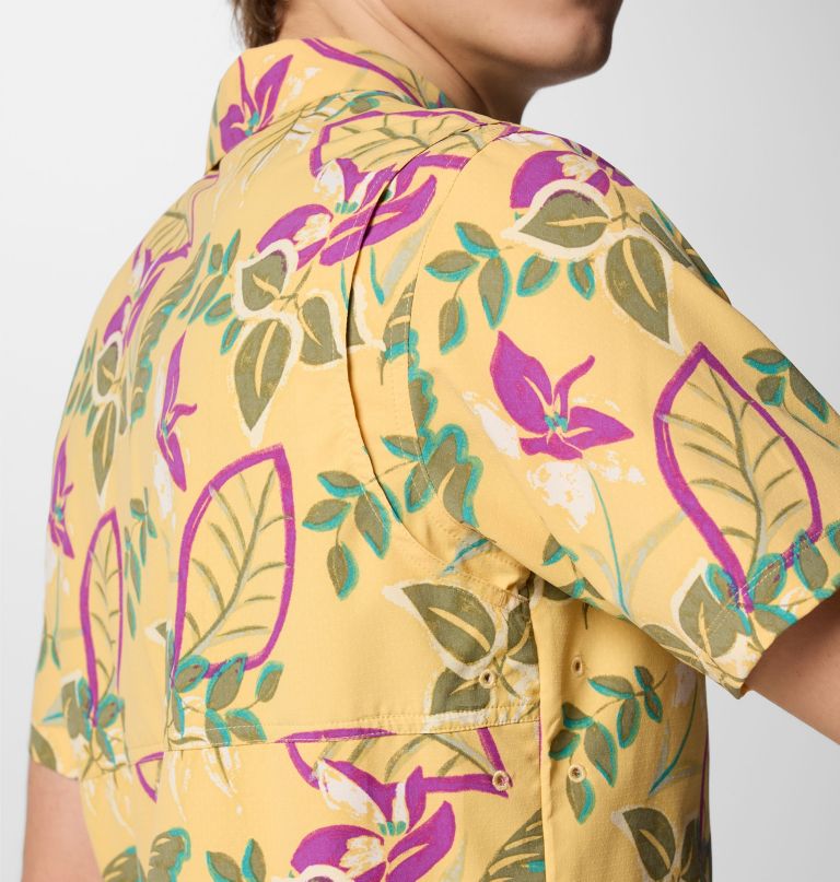 herre tech trail utility printed woven kortærmet skjorte