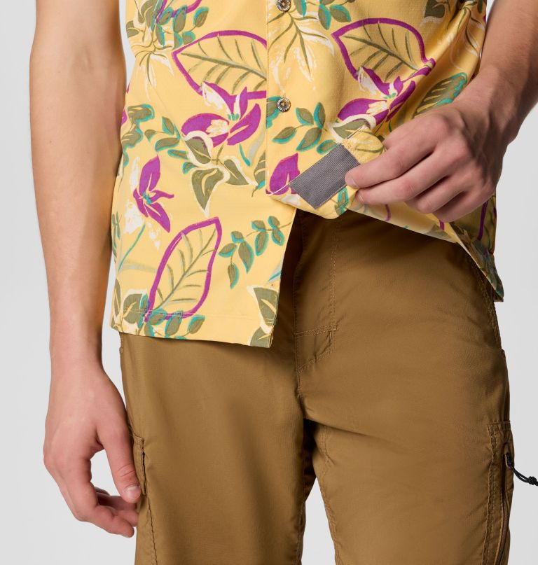 herre tech trail utility printed woven kortærmet skjorte