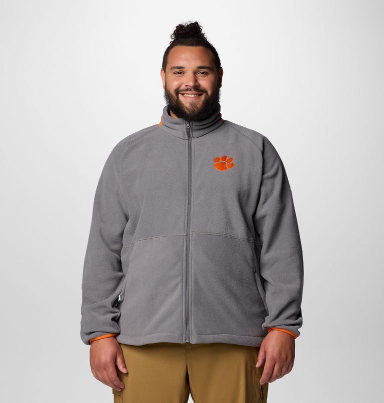 herre collegiate flanker iv fleecejakke - clemson - stor