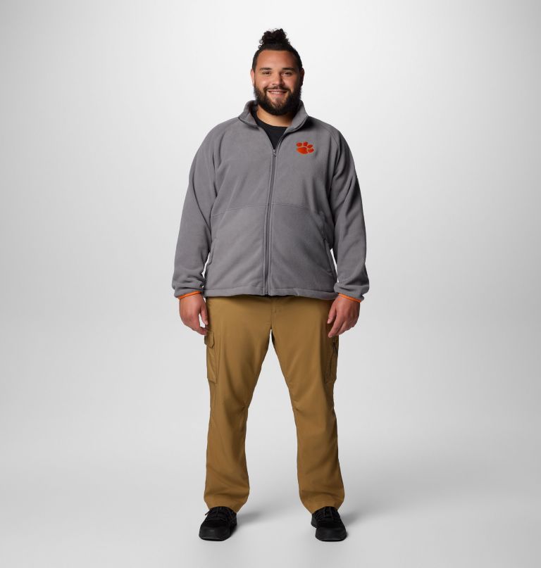 herre collegiate flanker iv fleecejakke - clemson - stor