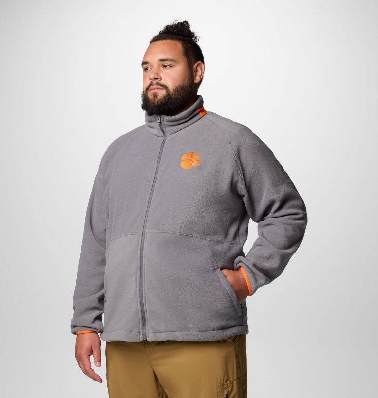 herre collegiate flanker iv fleecejakke - clemson - stor