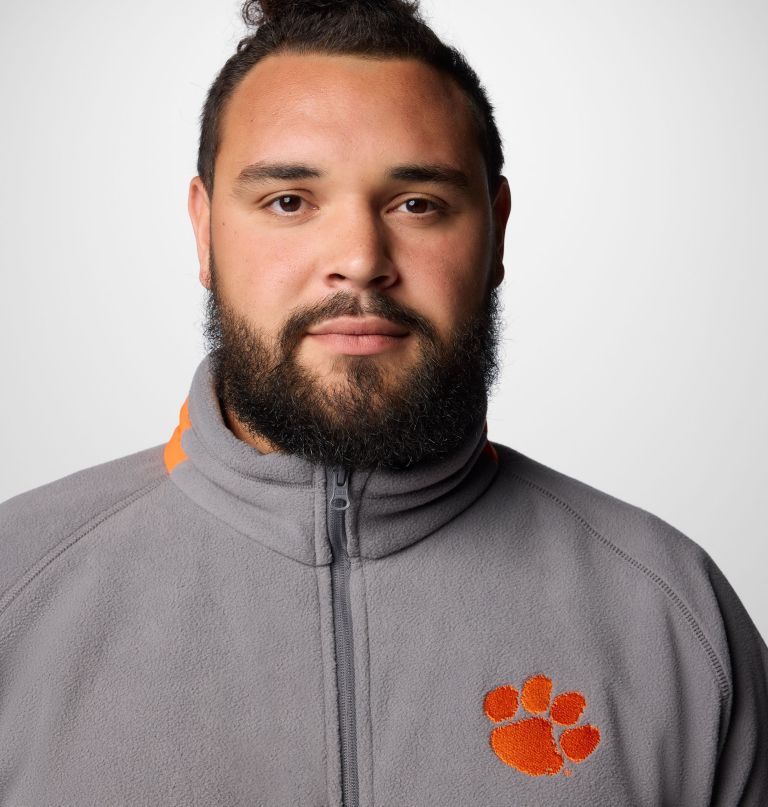herre collegiate flanker iv fleecejakke - clemson - stor
