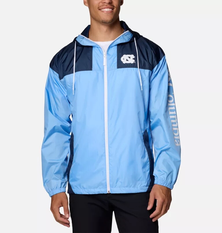 herre collegiate flash challenger ii vindjakke - north carolina