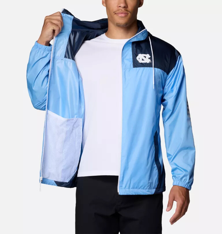 herre collegiate flash challenger ii vindjakke - north carolina