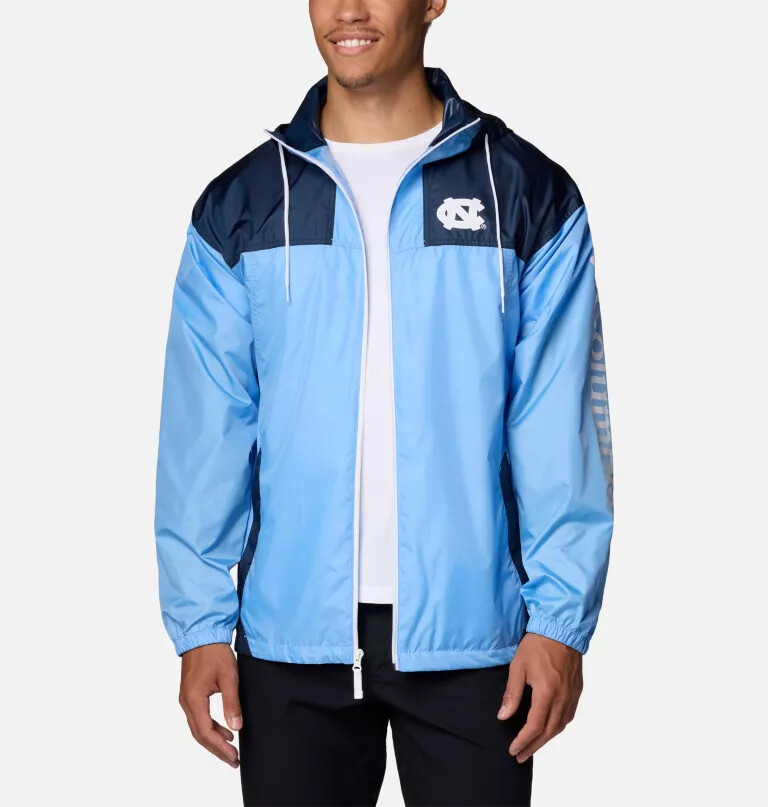 herre collegiate flash challenger ii vindjakke - north carolina