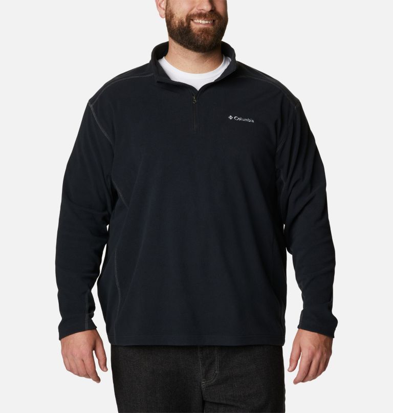 herre klamath range ii fleecepullover med halv lynlås - stor