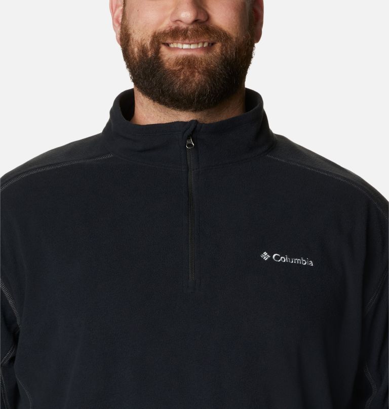 herre klamath range ii fleecepullover med halv lynlås - stor