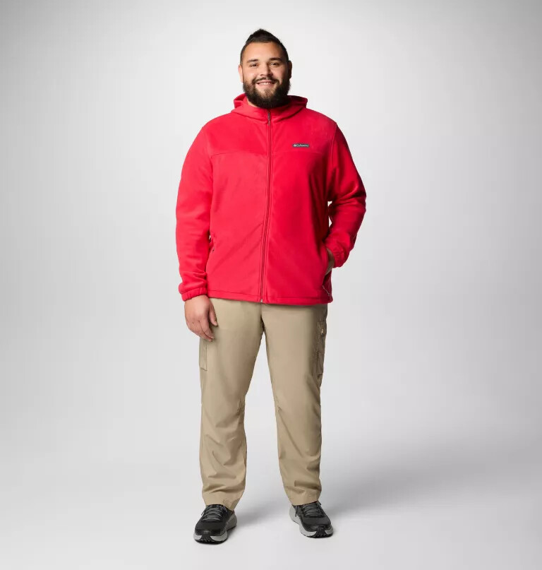 steens mountain fleece hættetrøje med lynlås til herrer - stor