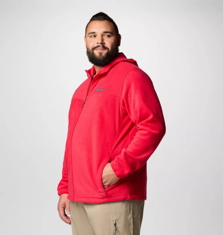 steens mountain fleece hættetrøje med lynlås til herrer - stor
