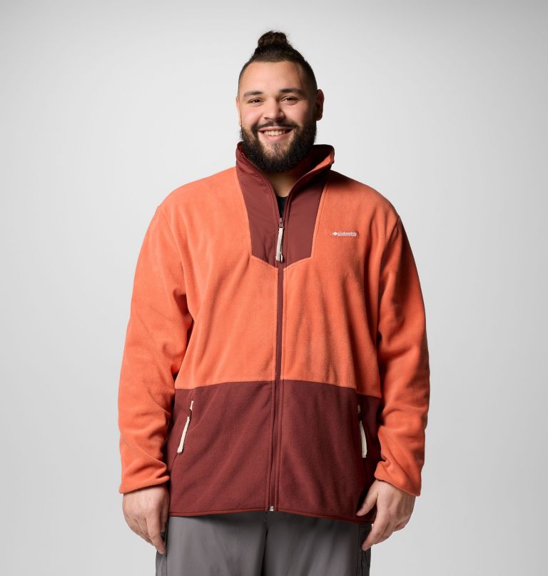 herre sequoia grove fleece med lynlås - stor