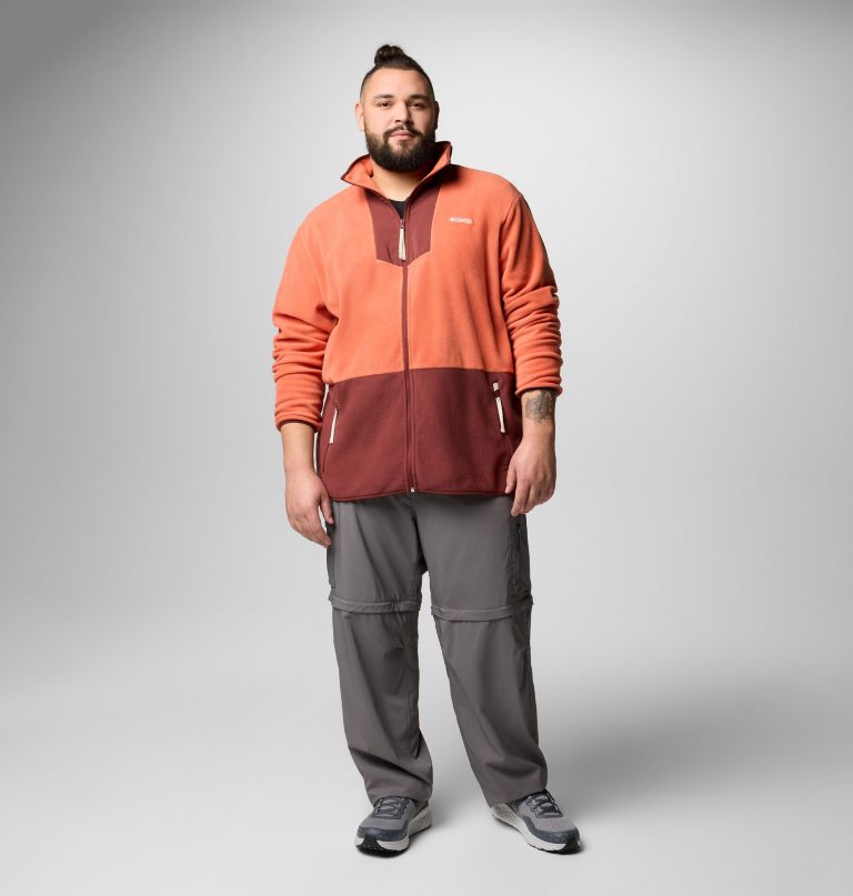 herre sequoia grove fleece med lynlås - stor