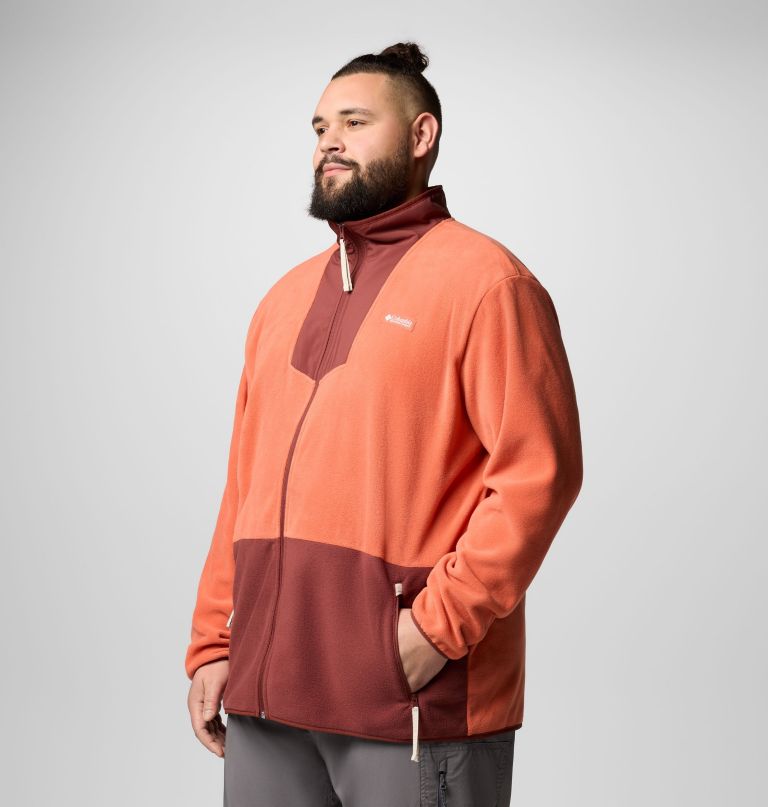 herre sequoia grove fleece med lynlås - stor