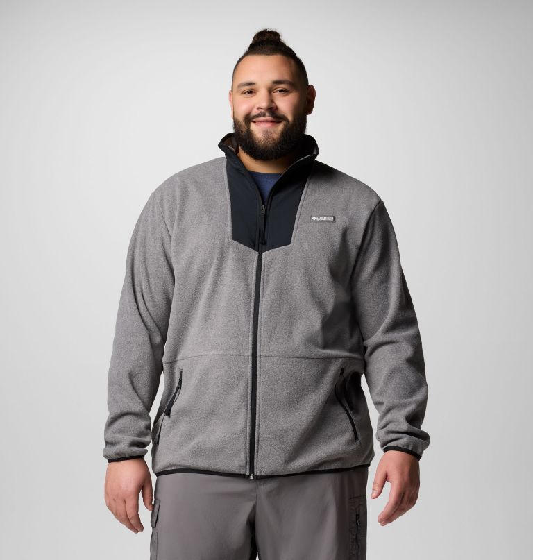 herre sequoia grove fleece med lynlås - stor