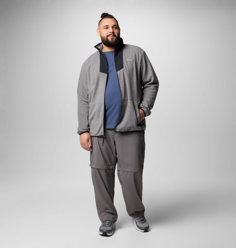 herre sequoia grove fleece med lynlås - stor