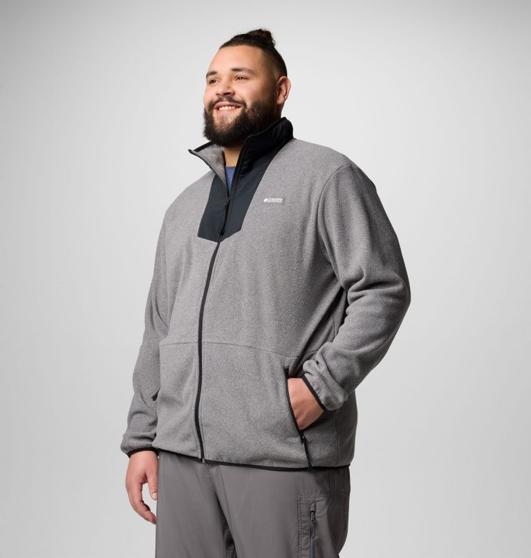 herre sequoia grove fleece med lynlås - stor