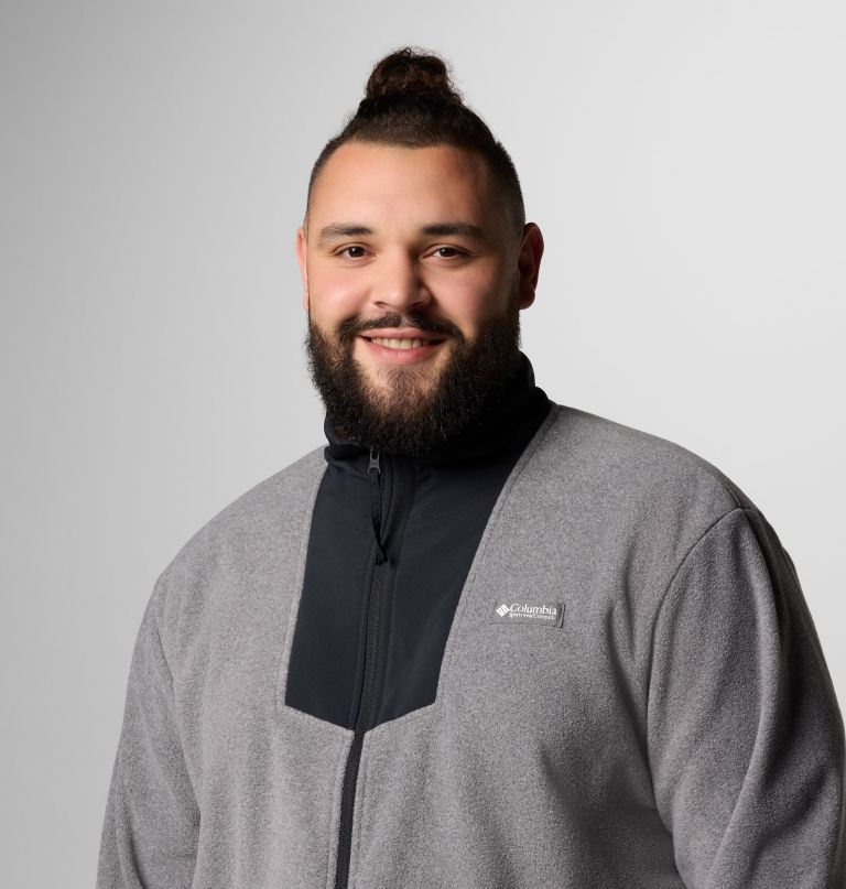 herre sequoia grove fleece med lynlås - stor
