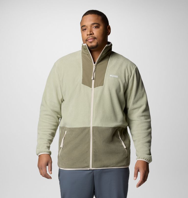 herre sequoia grove fleece med lynlås - stor