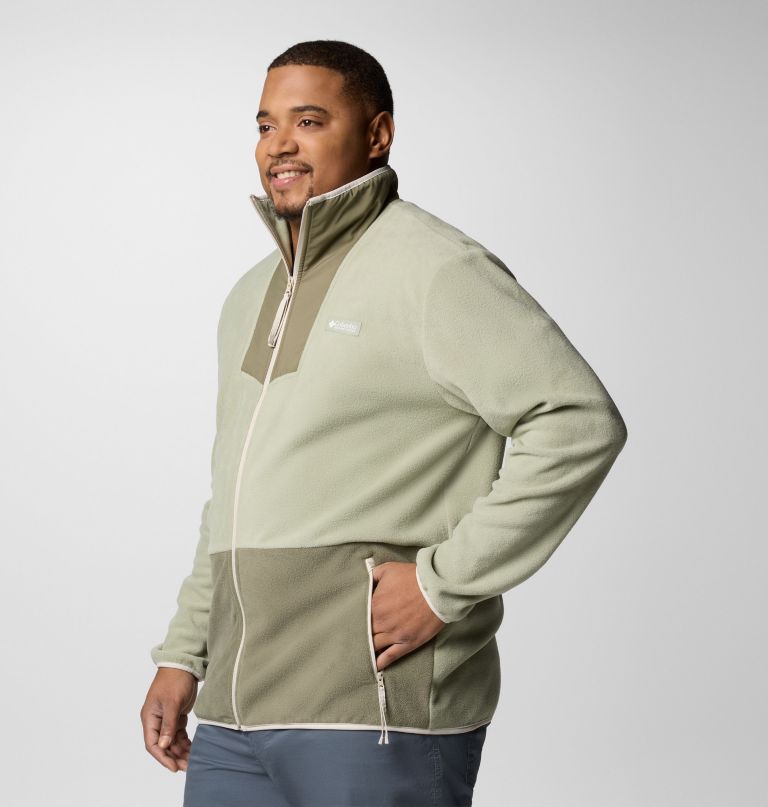 herre sequoia grove fleece med lynlås - stor
