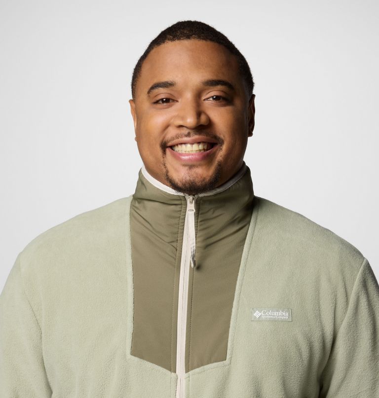 herre sequoia grove fleece med lynlås - stor
