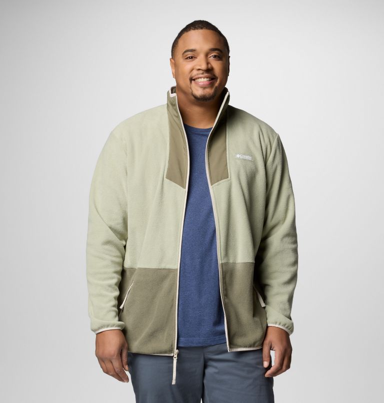 herre sequoia grove fleece med lynlås - stor