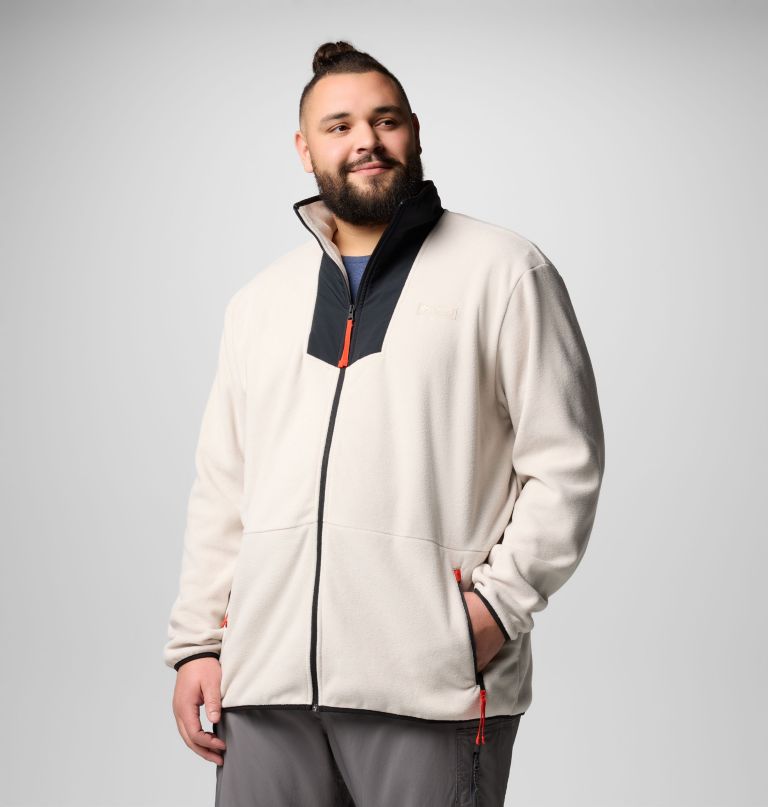 herre sequoia grove fleece med lynlås - stor