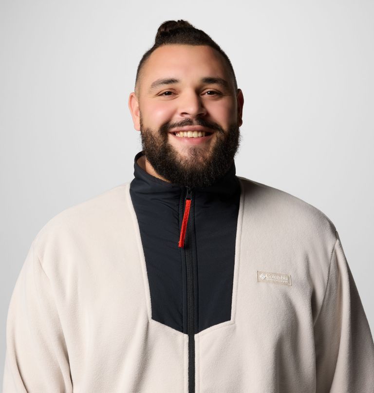 herre sequoia grove fleece med lynlås - stor