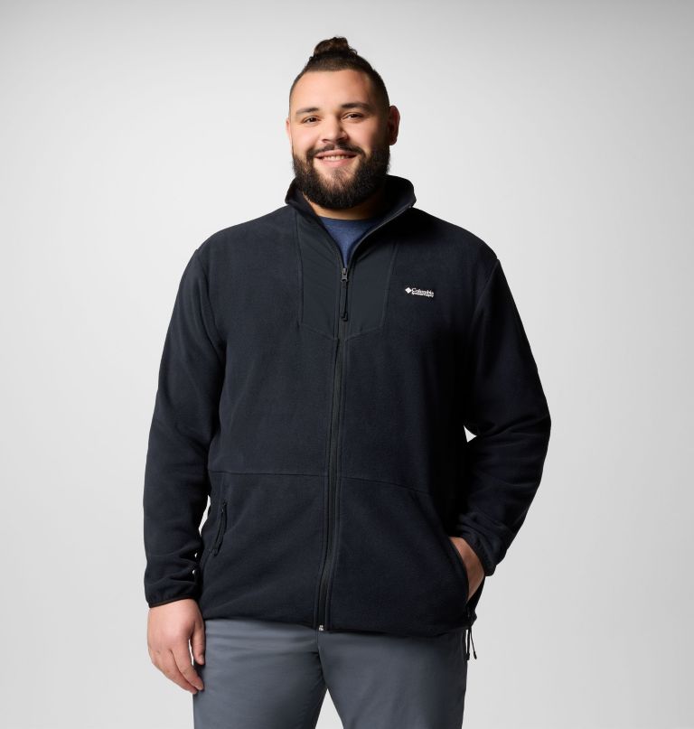 herre sequoia grove fleece med lynlås - stor