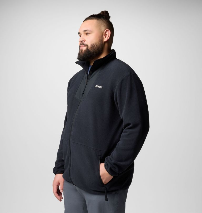 herre sequoia grove fleece med lynlås - stor