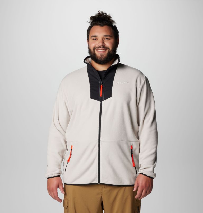 herre sequoia grove fleece med lynlås - stor
