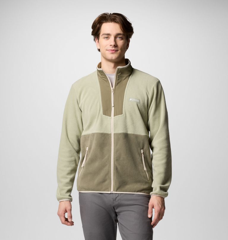 herre sequoia grove fleece med lynlås - tall