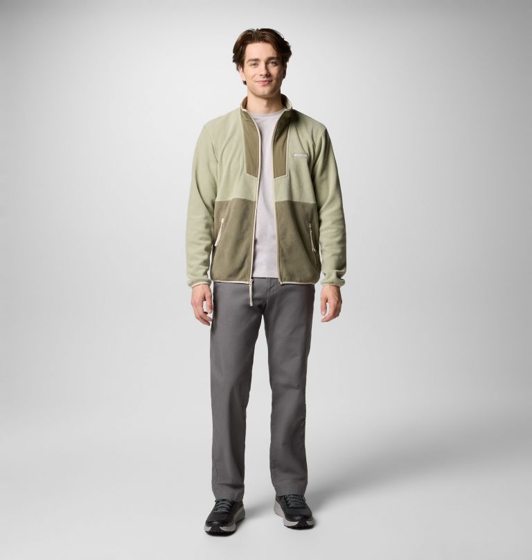 herre sequoia grove fleece med lynlås - tall