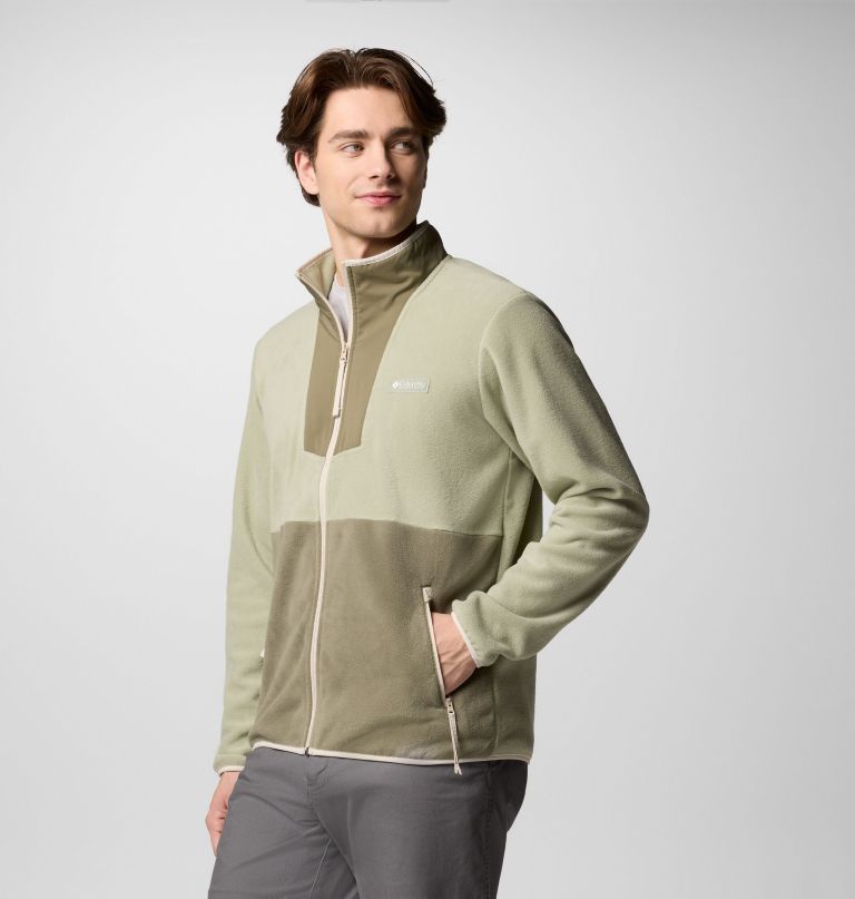 herre sequoia grove fleece med lynlås - tall