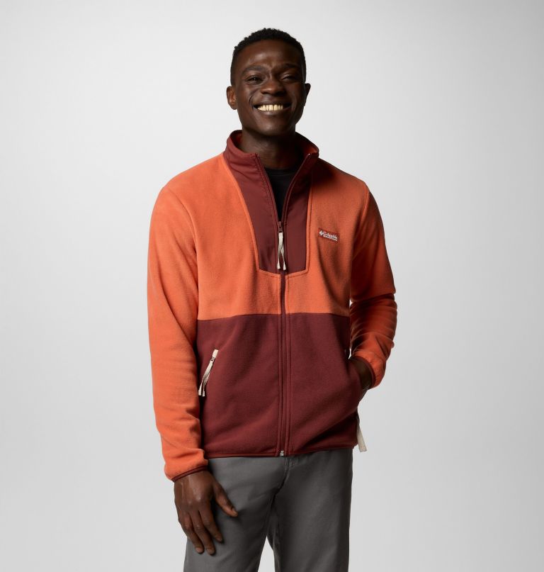 herre sequoia grove fleece med lynlås - tall
