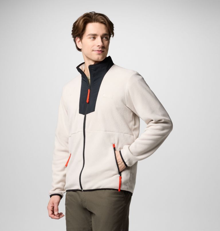 herre sequoia grove fleece med lynlås - tall