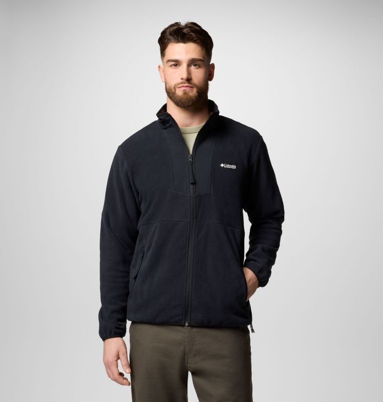 herre sequoia grove fleece med lynlås - tall
