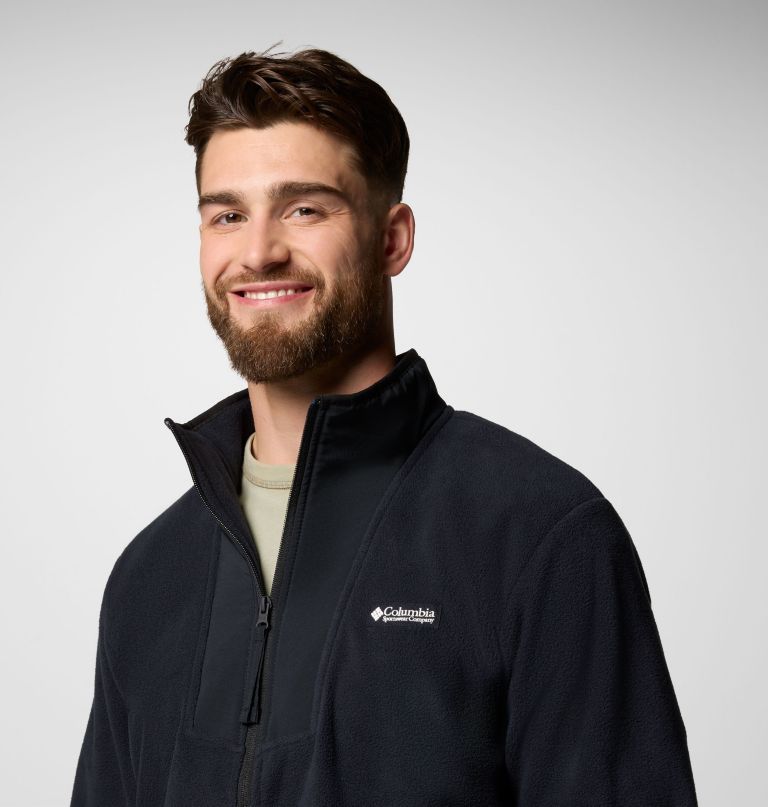 herre sequoia grove fleece med lynlås - tall