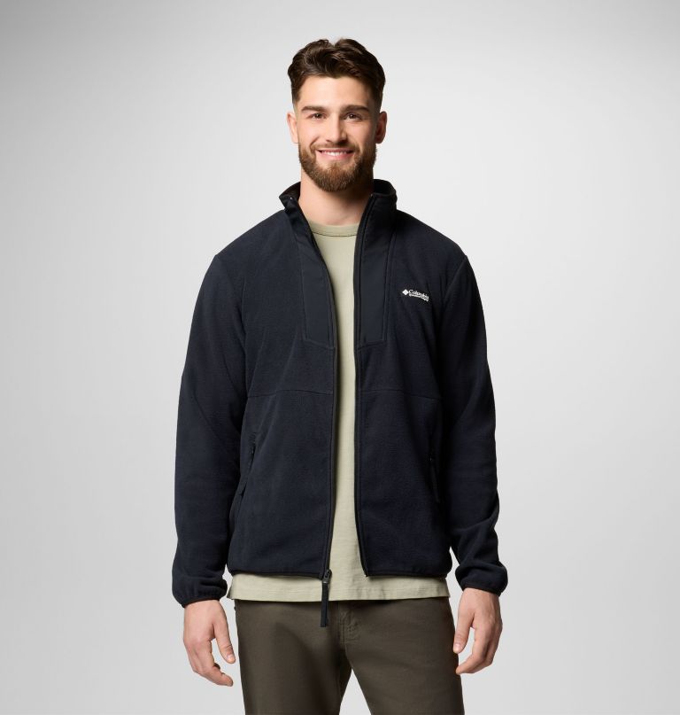 herre sequoia grove fleece med lynlås - tall
