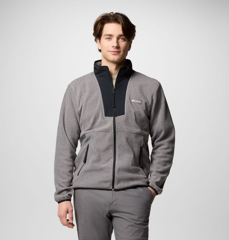 herre sequoia grove fleece med lynlås - tall