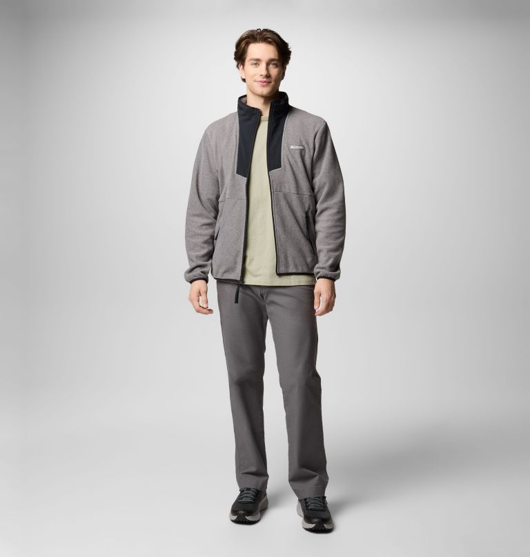 herre sequoia grove fleece med lynlås - tall