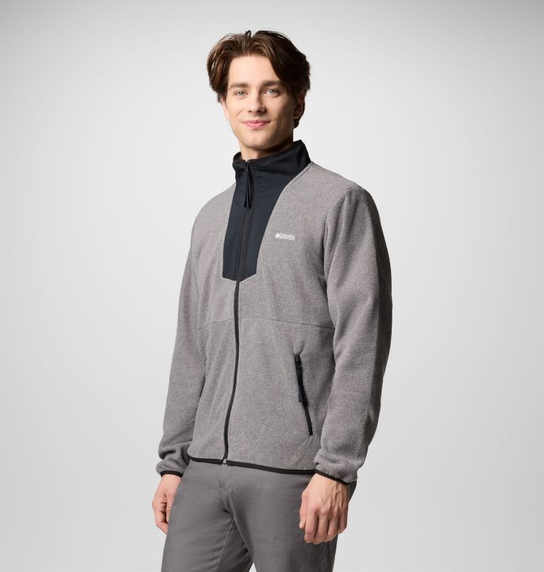 herre sequoia grove fleece med lynlås - tall