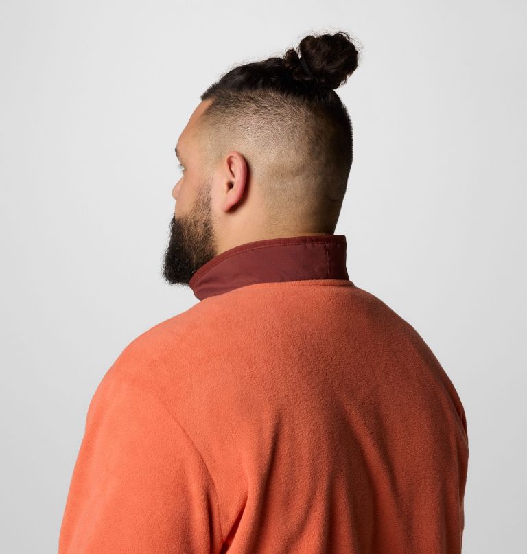 herre sequoia grove fleece med halv lynlås - stor