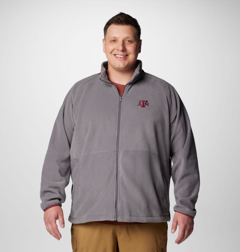 herre collegiate flanker iv fleecejakke - texas am - stor