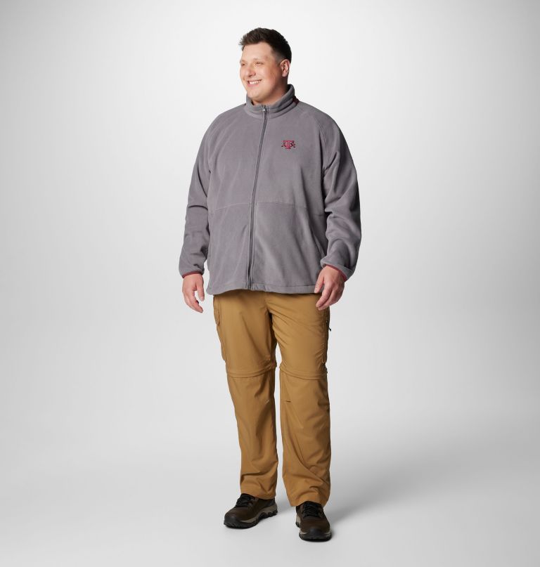 herre collegiate flanker iv fleecejakke - texas am - stor