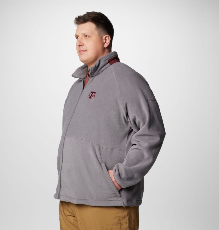 herre collegiate flanker iv fleecejakke - texas am - stor