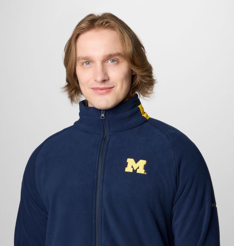 herre collegiate flanker iv fleecejakke - michigan - tall