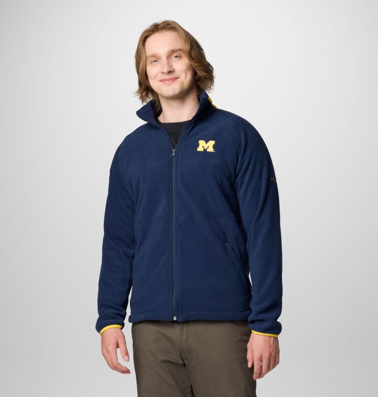 herre collegiate flanker iv fleecejakke - michigan - tall