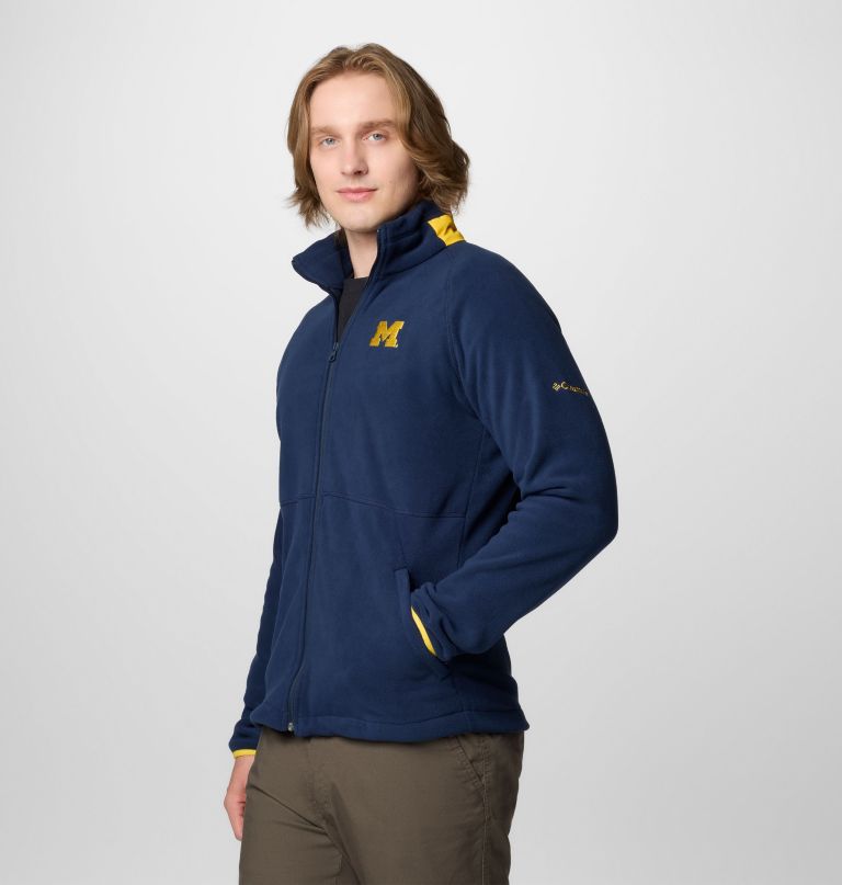 herre collegiate flanker iv fleecejakke - michigan - tall